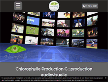 Tablet Screenshot of chlorophylle-productions.com